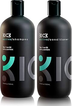 Amazon.com : Kick Mens Shampoo + Conditioner Bundle Tea Tree
